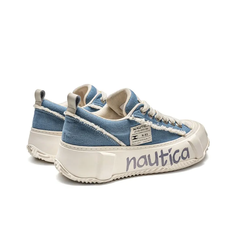 NAUTICA Sugar Cube Collection Slip Resistant, Abrasion Resistant, Breathable Low Top Canvas Shoes Men Black-4