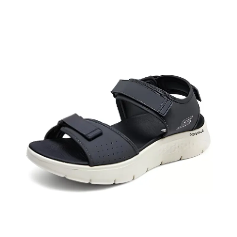 Skechers Go Walk Fle Beach Sandals Men's Gray-2