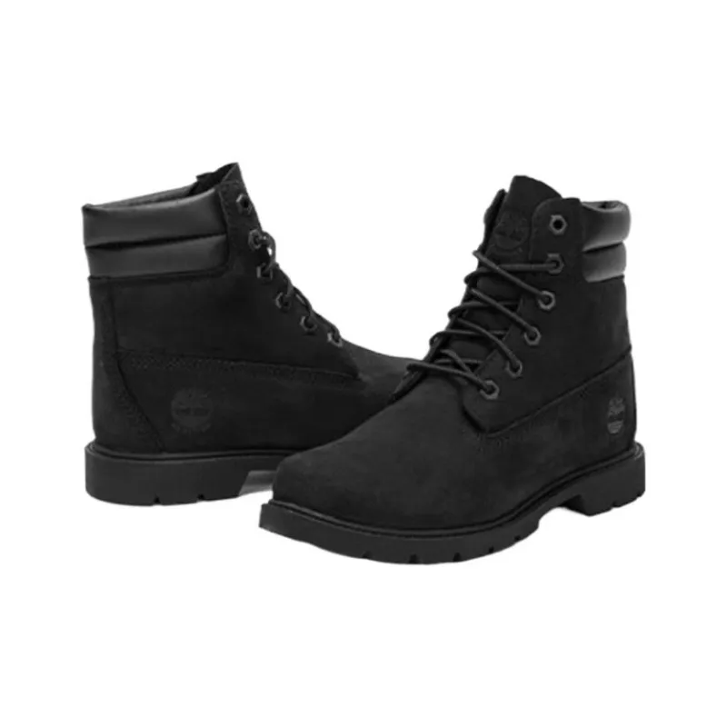 Timberland Wear Resistant Crew Outdoor Boots Women's Black-4