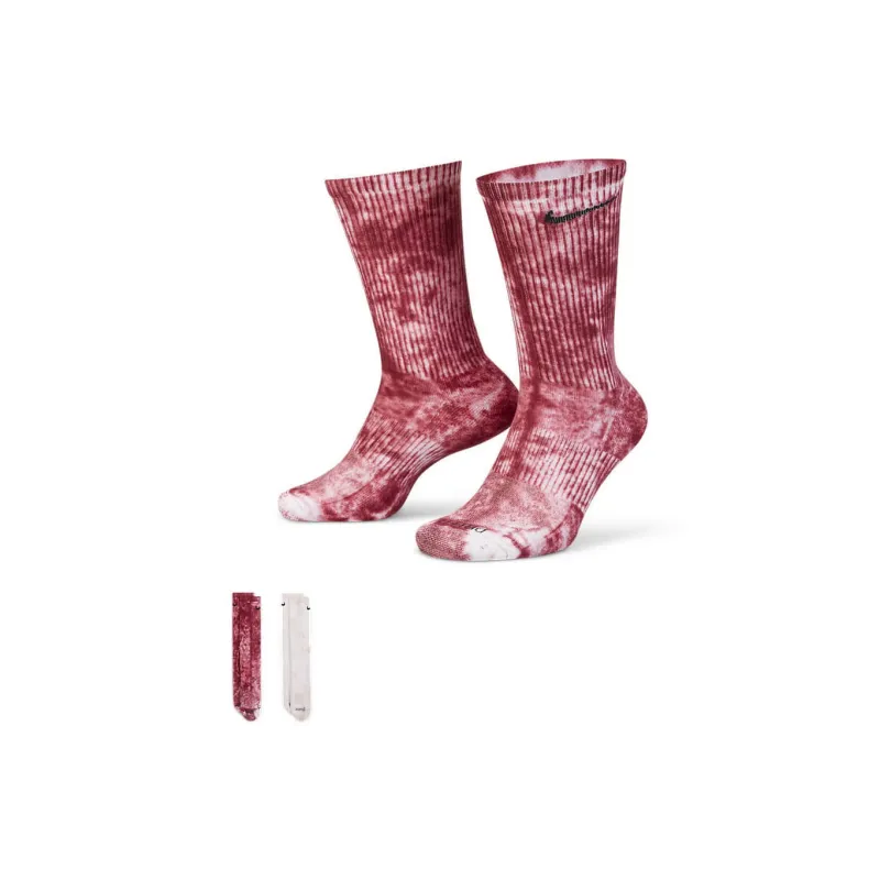 Nike Knee High Socks Unisex 2 Pack Rose Red/Light Pink-2