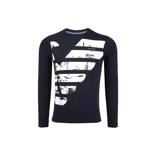 ARMANI JEANS T-Shirts Men Black