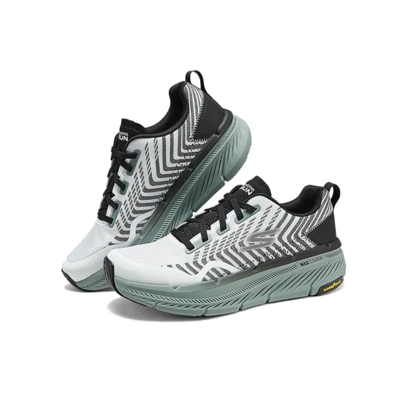 Skechers MEN'S GO Anti Slip Wear Resistant Low Top Casual Running Shoes Men White Black-2