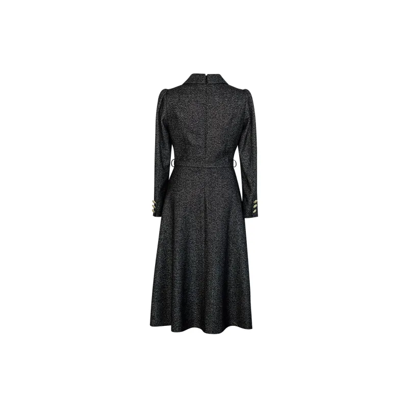 ROEYSHOUSE Long Sleeved Dresses Women's Black-1