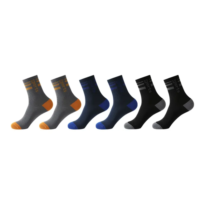 PLANDOO Mid Calf Socks Men 6 Pack-10
