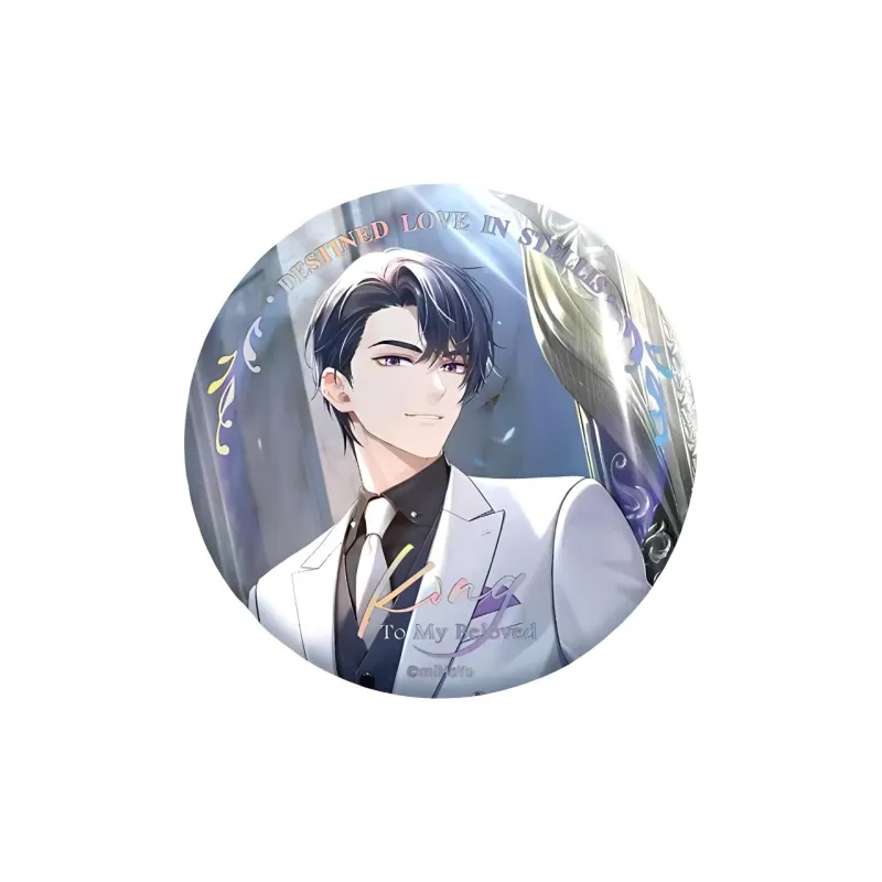 MIHOYO Raven, Artem Wing, Marius Von Hagen, Mo Yi Tears Of Themis, Promise Of Japanese Style Series Badges-3