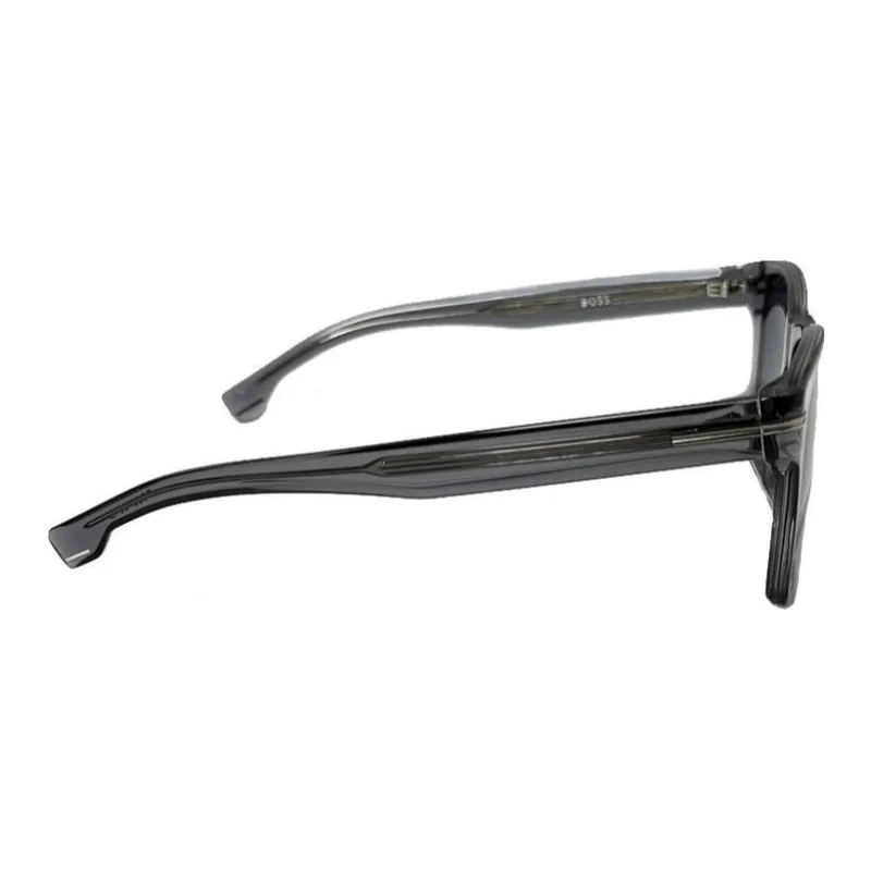 HUGO BOSS Plastic Metal Square Sunglasses Men Gray-2