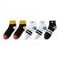 5 Pack (Black 2+White Stripes 2+Black Stripes Pattern)
