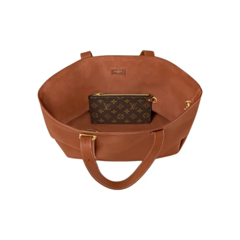 LOUIS VUITTON Low Key Cabas Mm Cognac-2