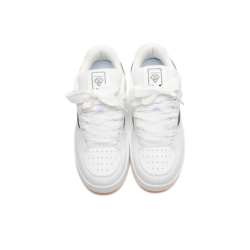 OAOQ Wear-resistant And Lightweight Low-Top Skateboard Shoes Unisex Box-11