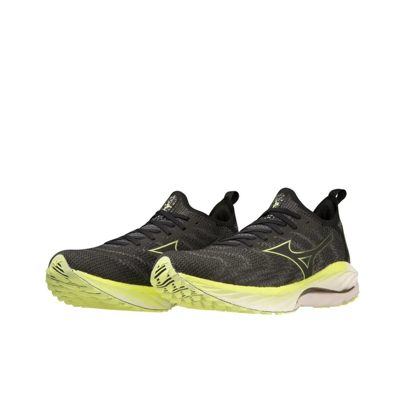 Mizuno Wave Neo Wind 'Undyed Black Luminous'-4