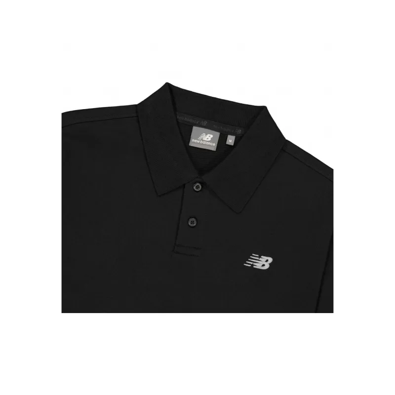 New Balance Polo Shirt Men's Black-4
