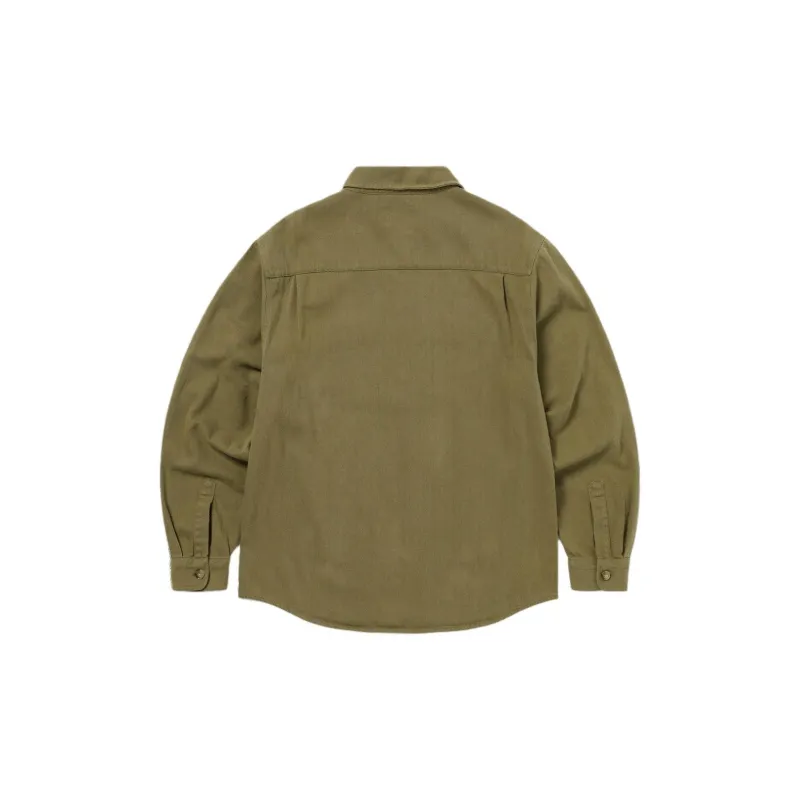 Thisisneverthat FW24 Half Zip Shirt Unisex Olive-1