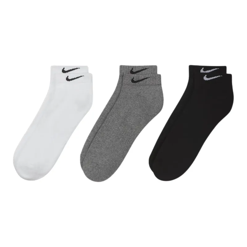 Nike Ankle Socks Men's 2 Set 6 Pack Black/Gray/White-0