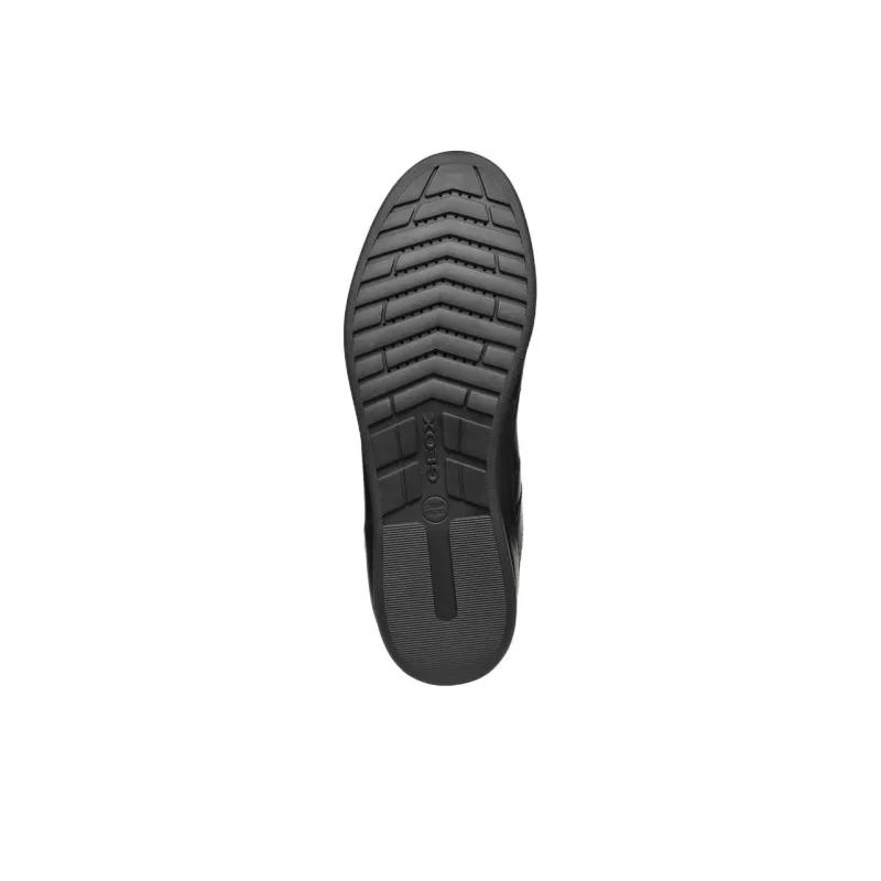 GEOX Low Top Skateboard Shoes Men Black-6