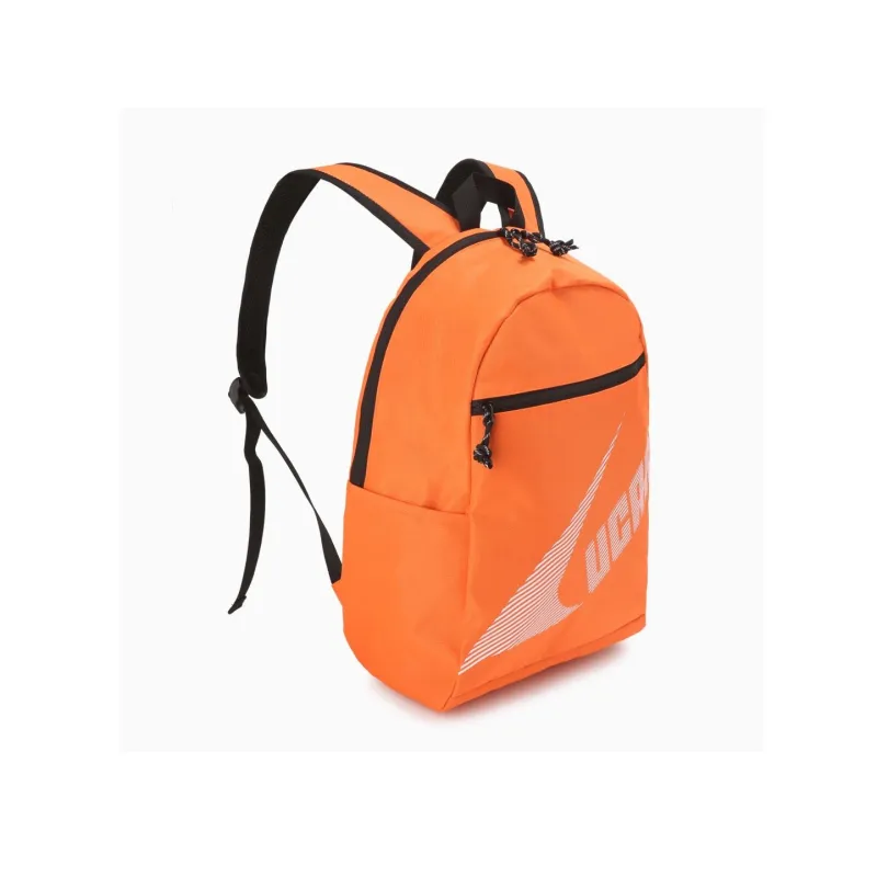 UCAN Polyester Pongee Backpack Regular Unisex Black/Flame Orange/Carolina Blue-5