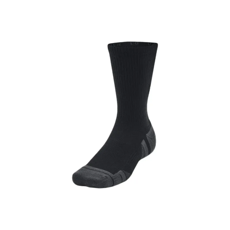 Under Armour Mid Calf Socks Unisex 3 Pack Black-1