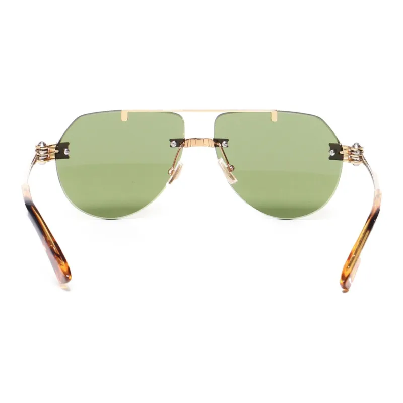 Bottega Veneta Aviator Frame Sunglasses-3