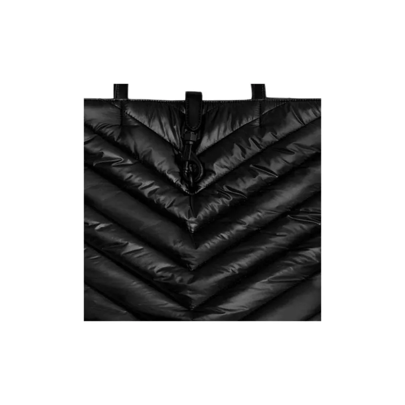 REBECCA MINKOFF Nylon And Nappa PU Tote Bag Shopping Bag Handbag Large Size Women's Black-3