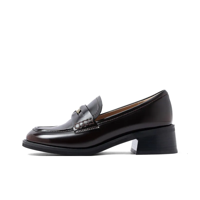 COMELY Loafers Women's Black/Coffee-0