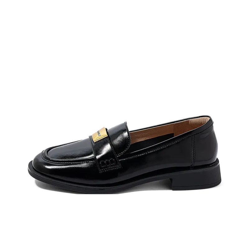 COMELY Loafers Women's Black/Coffee-1