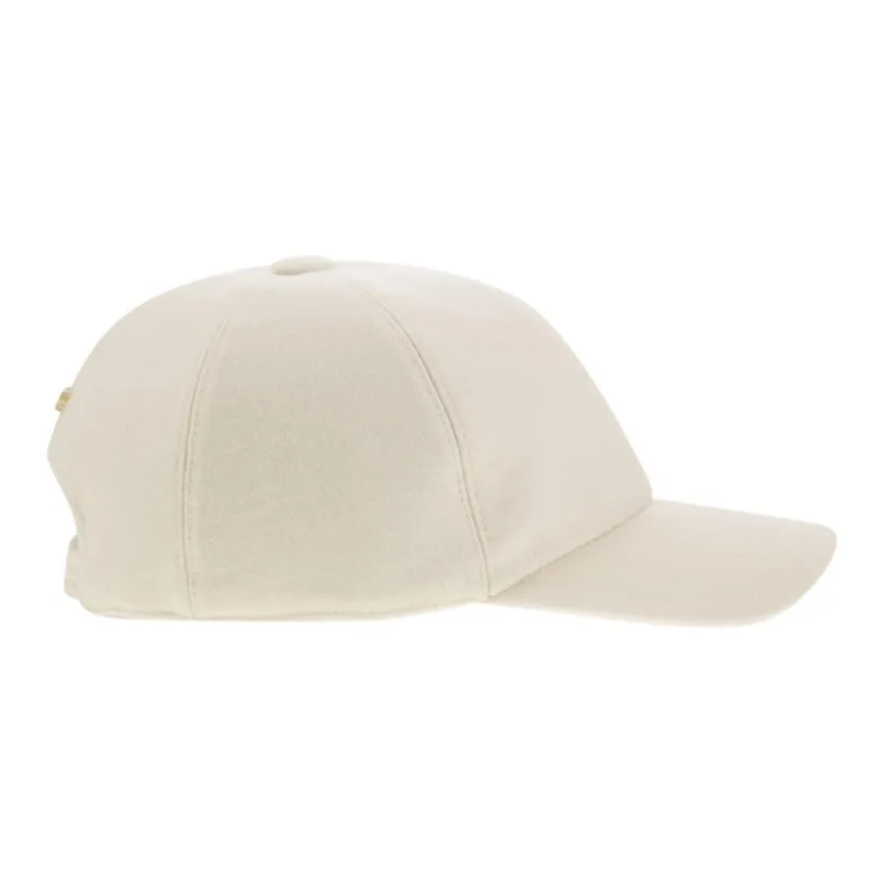 FEDELI Cashmere Baseball Caps Men White-1