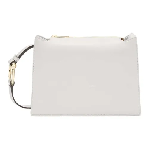 Furla Calfskin Shoulder Bag Crossbody Bag Small Size Women's White