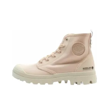 Palladium High-Top Canvas Shoes Unisex Pis Gold