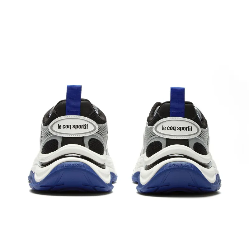 Le Coq Sportif Slip Resistant And Breathable Low Top Chunky Sneakers Unisex Blue White-3