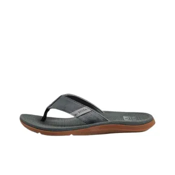 REEF Rubber Sole Slip-Resistant Flip Flops Men Gray