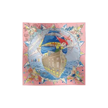 HERMES Silk Silk Scarves Women's Multicolor