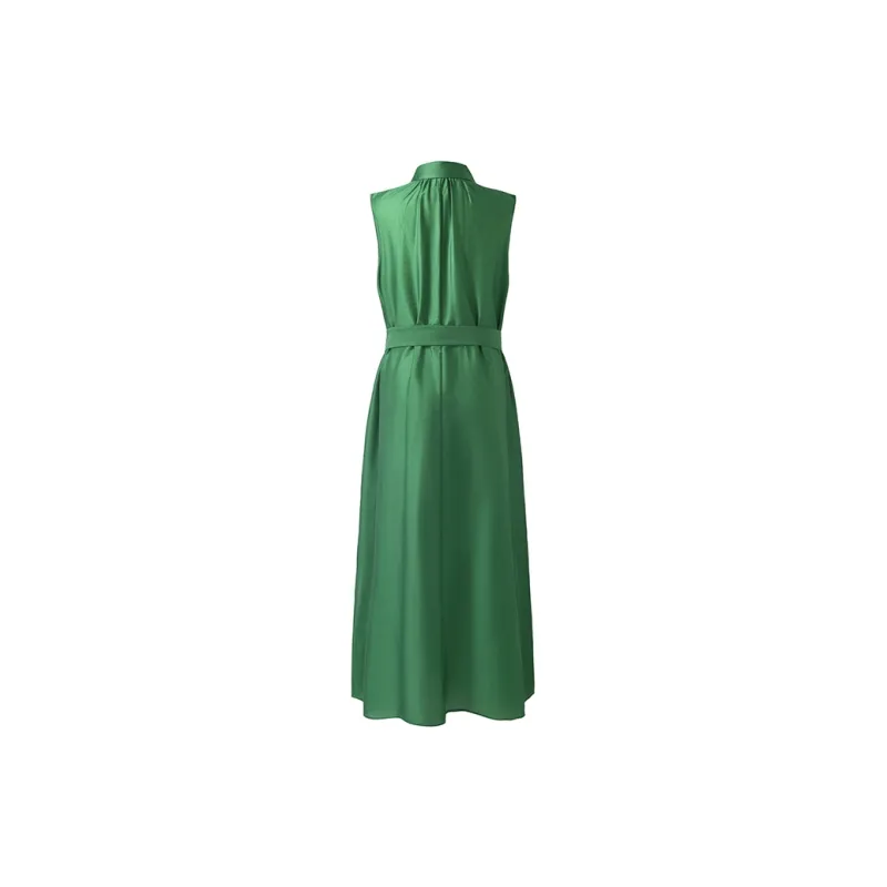 GOELIA Sleeveless Dress Women's Forest Green-1