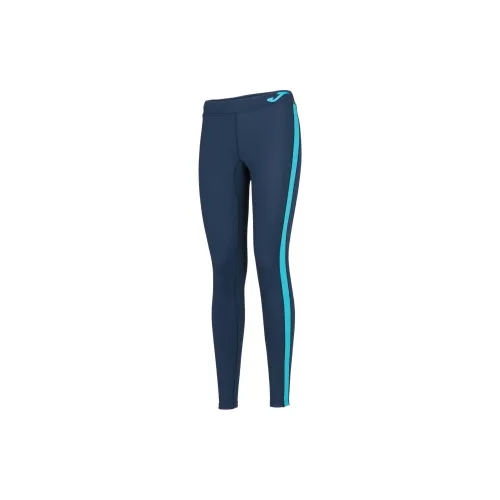 Joma Sports Pants Women's Marine Blue/Fluorescent Green/Green Sand Stone Color