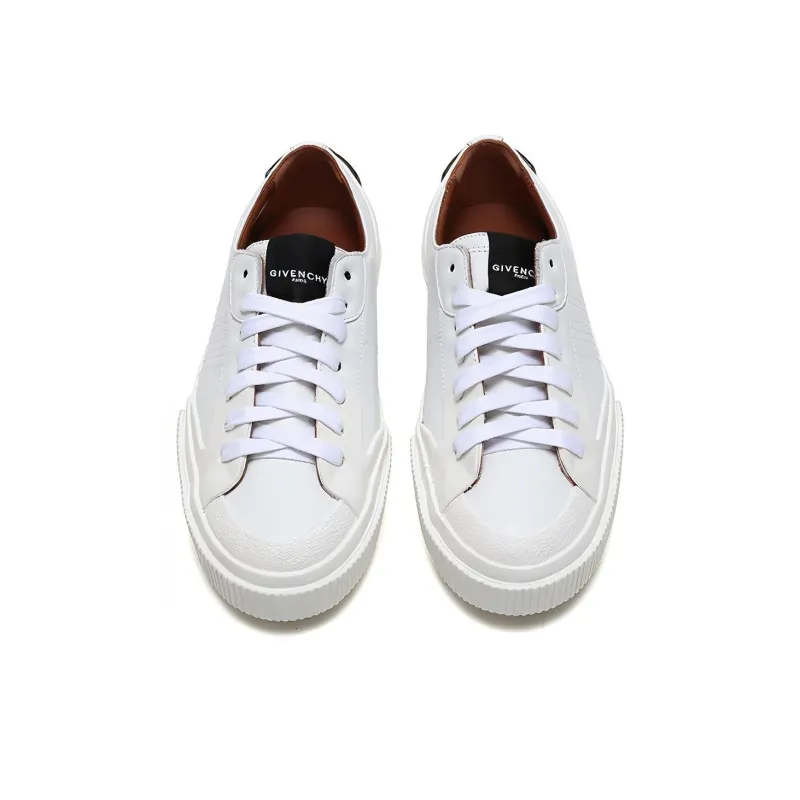 GIVENCHY Low Top Stylish Skateboarding Shoes Women's White-3