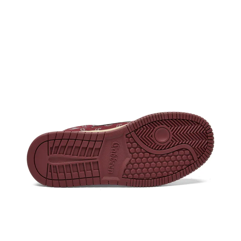 Cabbeen Paisley Low Top Trendy Casual Skateboard Shoes Unisex Couple-5