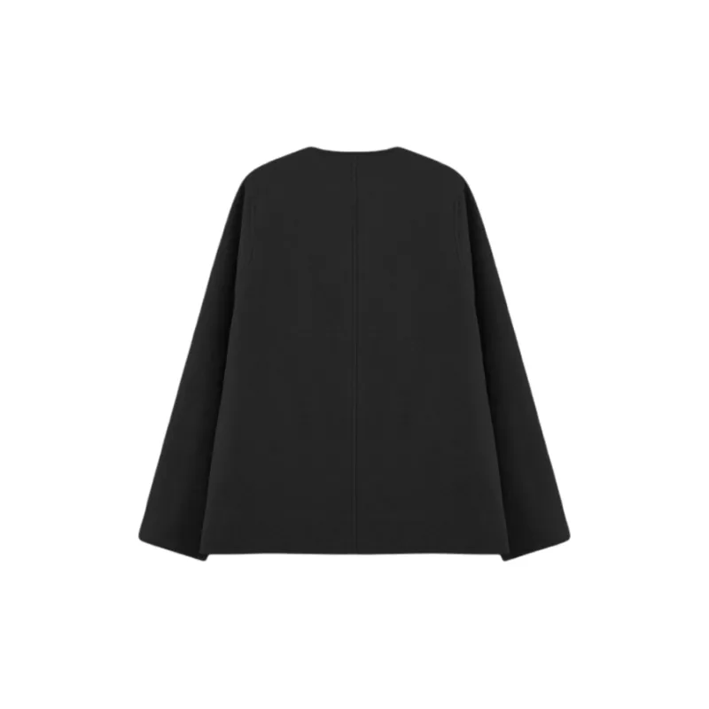 PLAY BUSH Velvet feel Coat Women's Gray-9