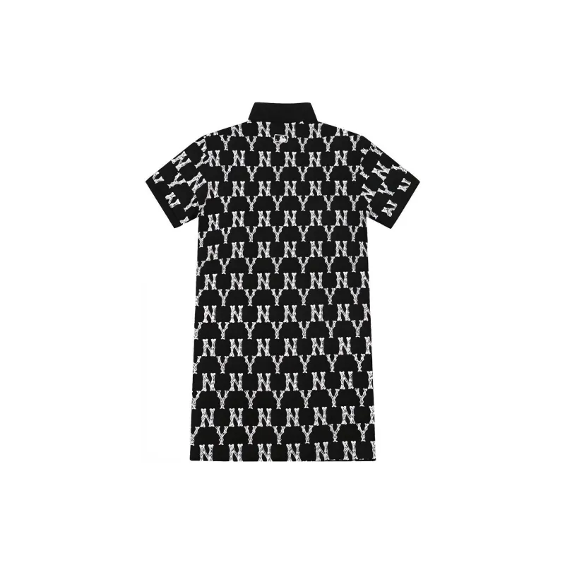 MLB Short Sleeved Dresses Women's Black-1