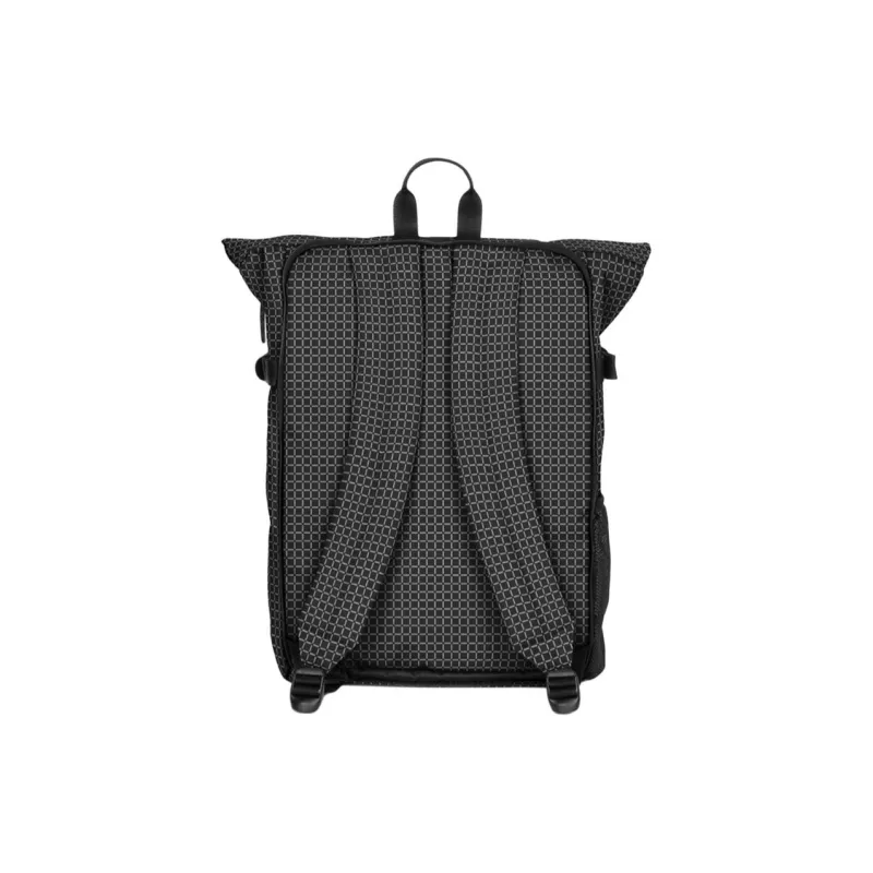 EASTPAK Polyester Backpack Unisex Black White-2