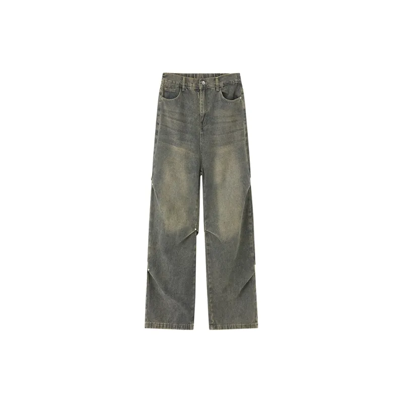 PAINT STAIN Jeans Unisex Dark Purple-178