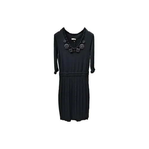 FENDI Long-Sleeved Dresses Women's Black