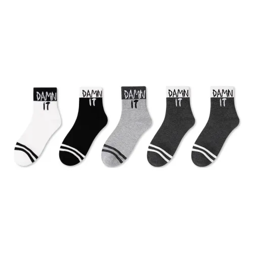 ROBINHOOD Mid Calf Socks Men 5 Pack