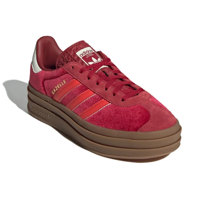 Gazelle Women's Adidas Originals Bold 'Bright Red Velvet'-2