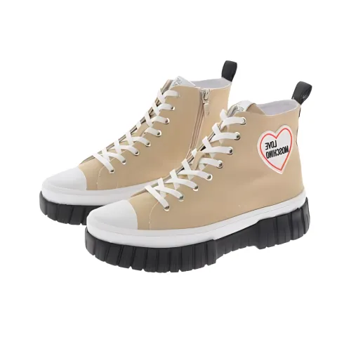 LOVE MOSCHINO Skateboard Shoes Women's High-Top