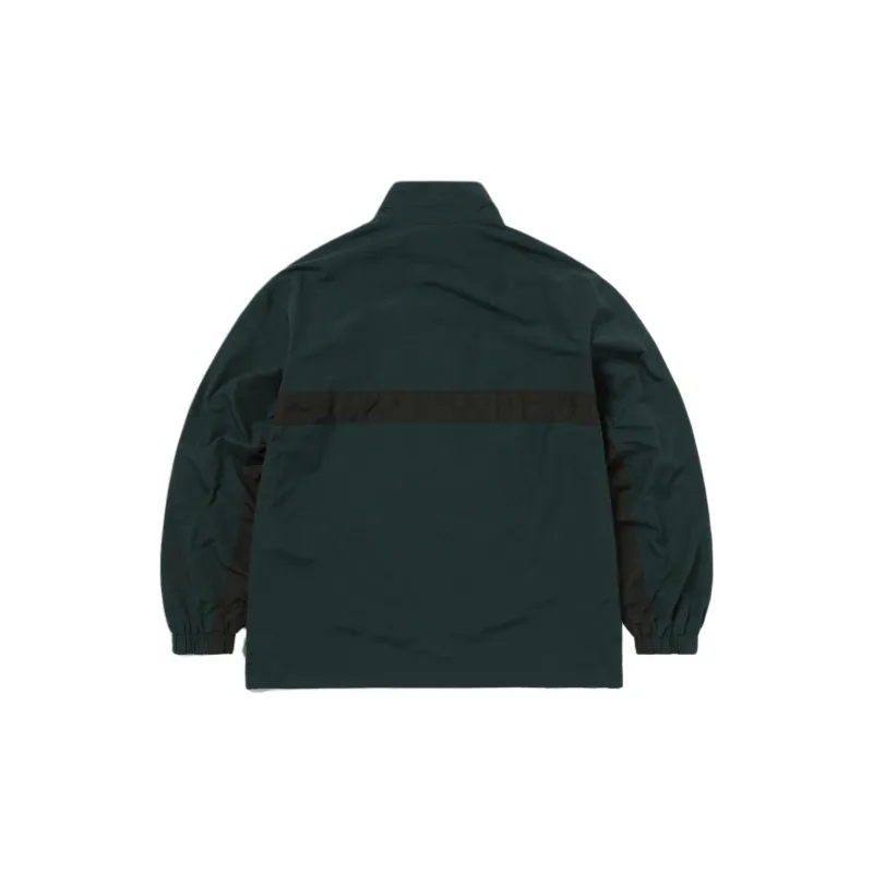 Thisisneverthat FW24 Half Zip Sports Pullover Sweatshirt Unisex Green-1
