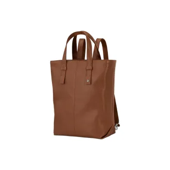 SAMSONITE Leather Backpack Women's Brown