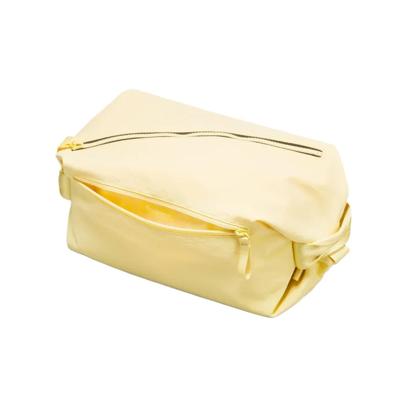Lululemon Cotton Crossbody Bag Shoulder Bag Regular Unisex Swirl Yellow-2