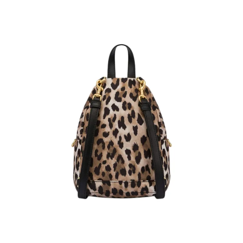 MOSCHINO Cotton Backpack Mini Women's Beige-1