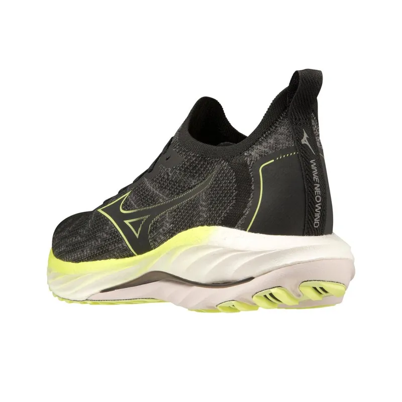 Mizuno Wave Neo Wind 'Undyed Black Luminous'-3