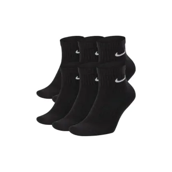 Nike Ankle Socks Women's 1 Set Of 6 Pack Black