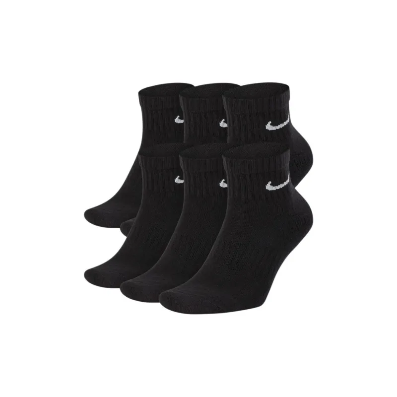 Nike Ankle Socks Women's 1 Set Of 6 Pack Black-0
