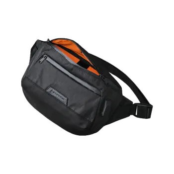 Alpakalab Nylon Crossbody Bag For Everyday Travel And Activities Black